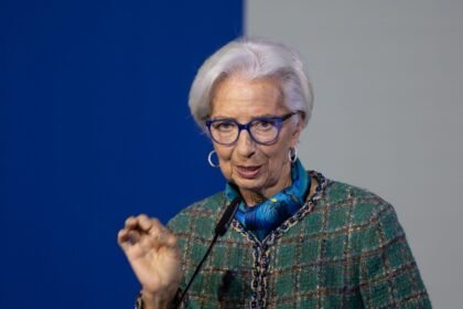 Christine Lagarde, presidente do Banco Central Europeu (BCE) — Foto: Liesa Johannssen-Koppitz/Bloomberg