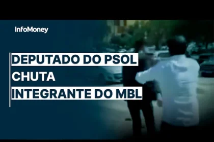 Deputado do PSOL chuta integrante do MBL após alegar ter sido provocado; assista