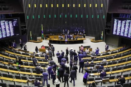 Sessão plenária da Câmara — Foto: Mário Agra/Câmara dos Deputados